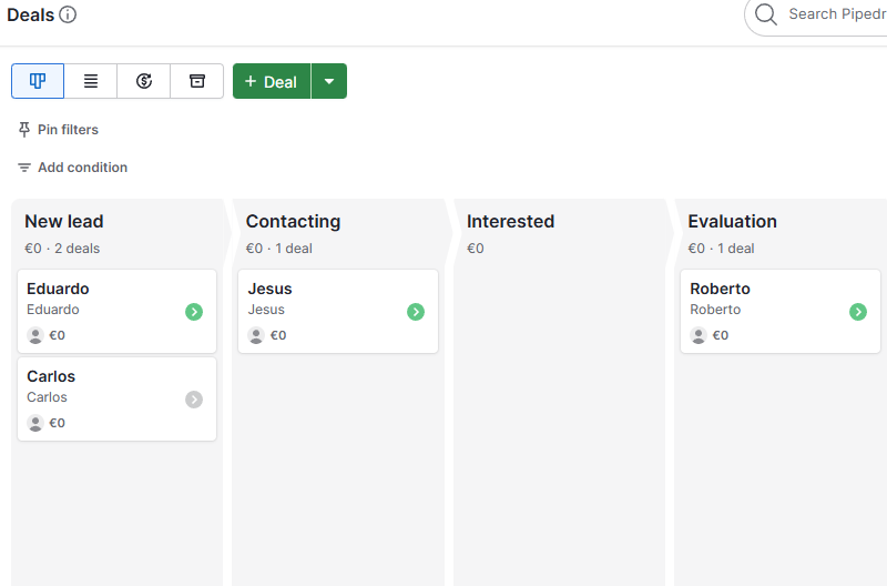 Pipedrive sales pipeline